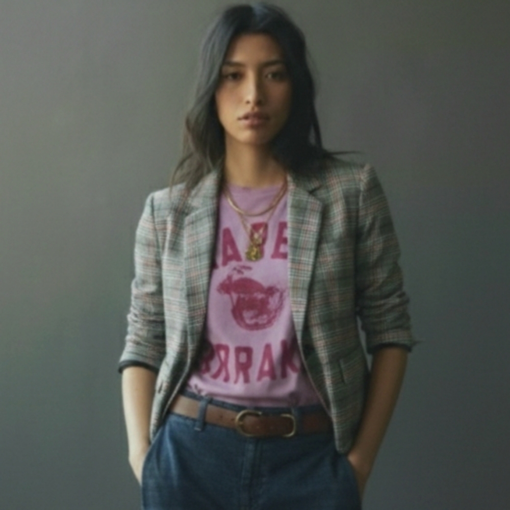 GAP Academy Plaid Blazer